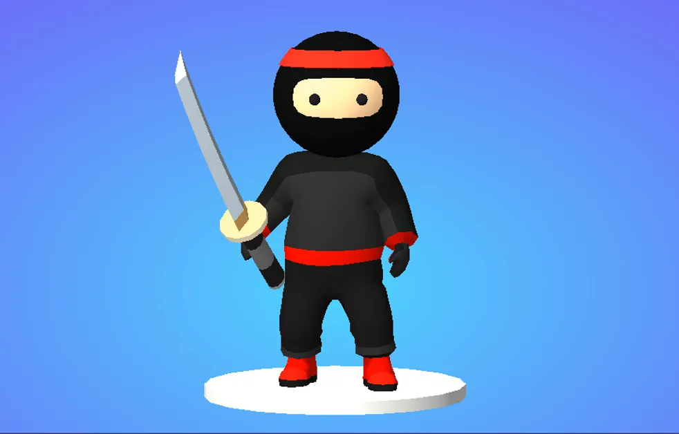 Ninja: Run Hit Enemy